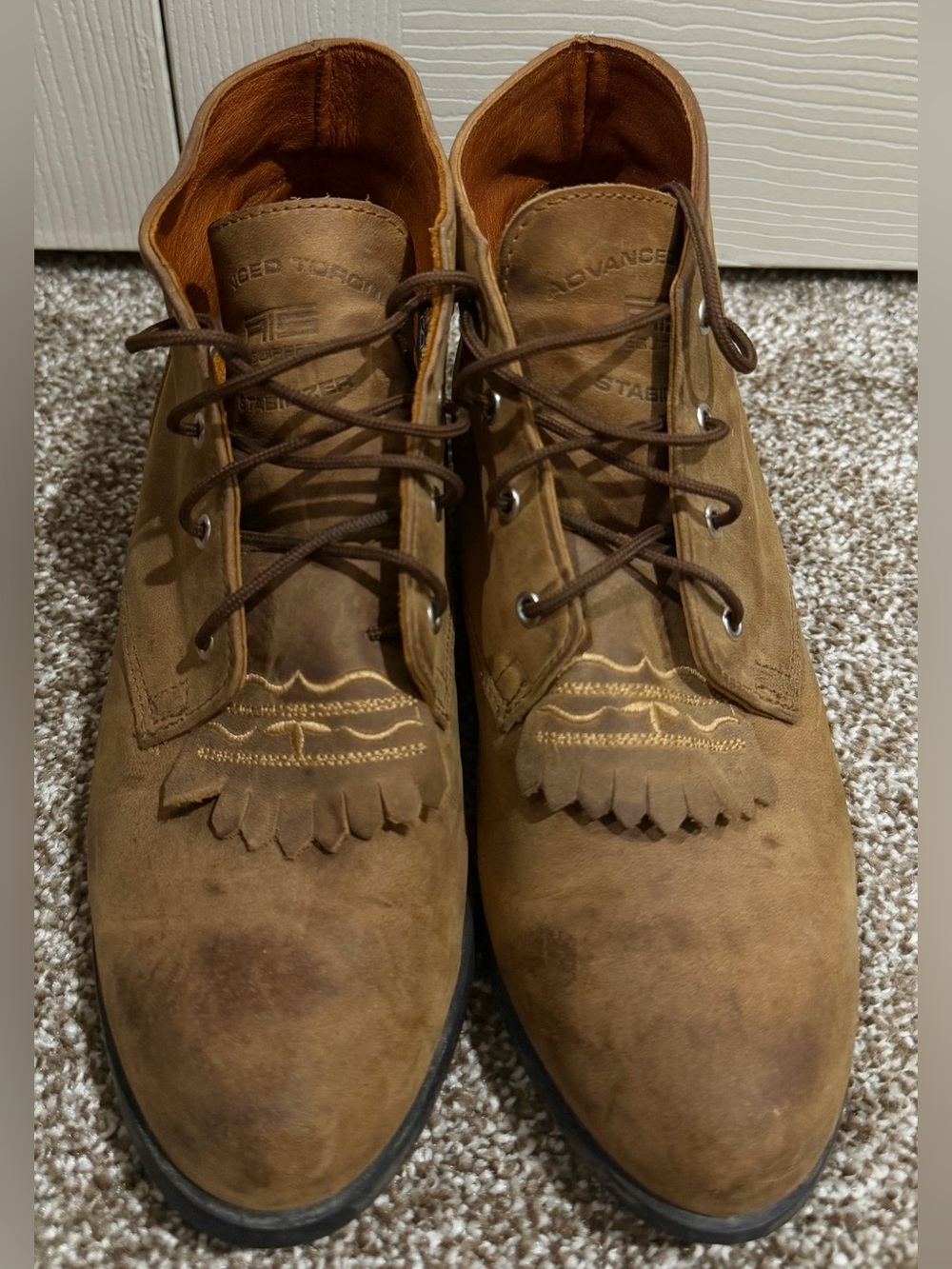 Ariat ATS Advanced Torque Stabilizer Leather Lace Up Boots Womens Size 6.5